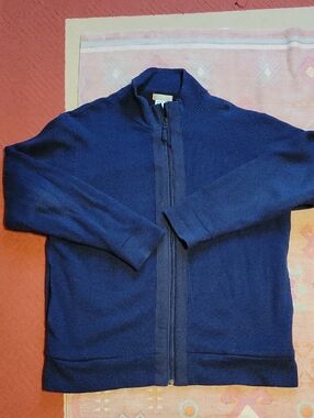 The Territory Ahead Navy Full-Zip Sweater Jacket